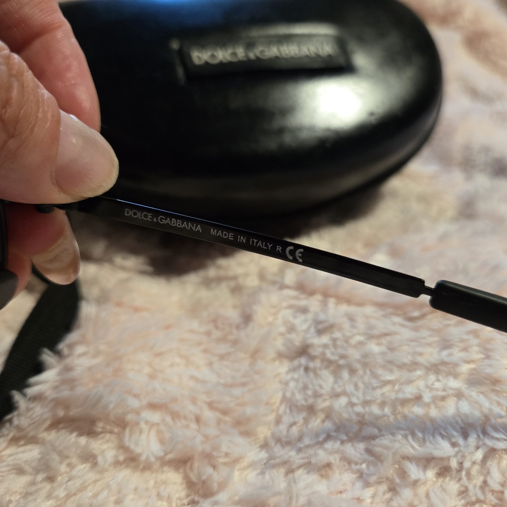 Dolce & Gabbana Black Aviator Sunglasses - Picture 5 of 7